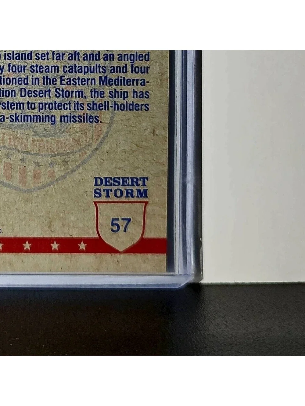 USS America 1991 Topps Desert Storm #57 Card